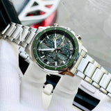 Casio Edifice Chronograph Stainless Steel Silver Chain Watch EFV-600D-3CVUDF