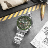 Casio Edifice Chronograph Stainless Steel Silver Chain Watch EFV-600D-3CVUDF