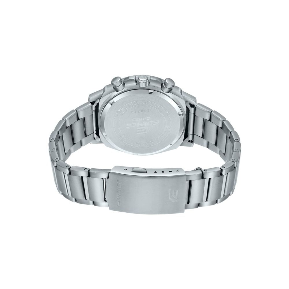 Casio Edifice Chronograph Stainless Steel Silver Chain Watch EFV-600D-4AVUDF