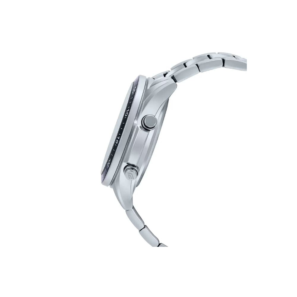 Casio Edifice Analog Digital Stainless Steel Silver Chain Watch EFV-C100D-1AVDF