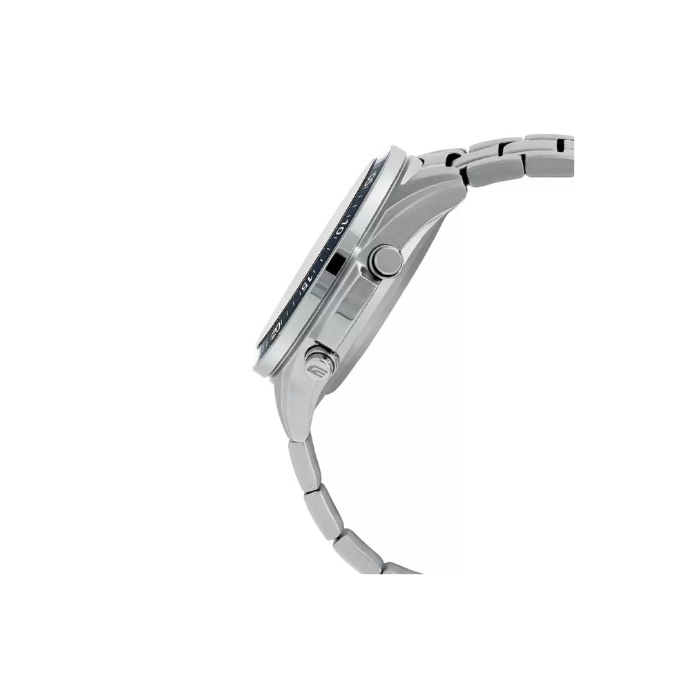 Casio Edifice Analog Digital Stainless Steel Silver Chain Watch EFV-C100D-2AVDF