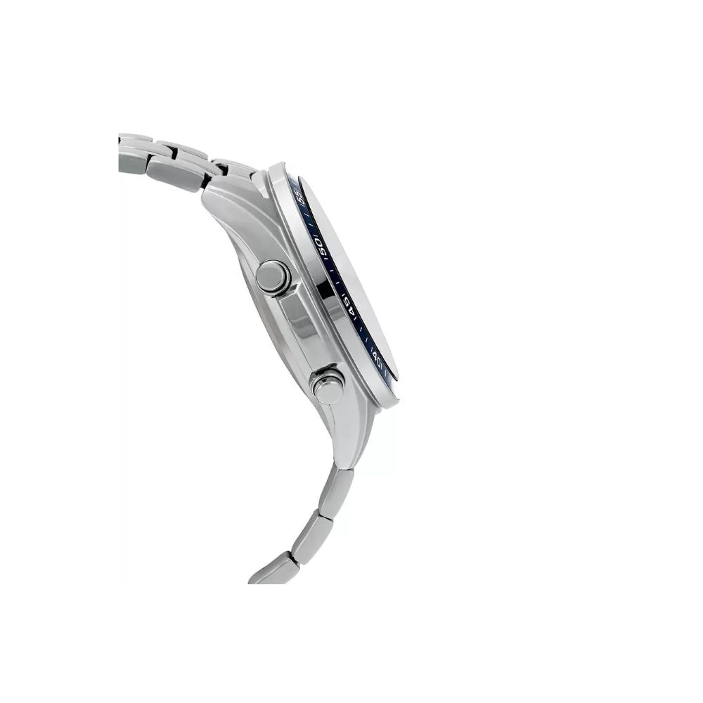 Casio Edifice Analog Digital Stainless Steel Silver Chain Watch EFV-C100D-2AVDF