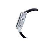 Casio Edifice Analog Digital Stainless Steel Silver Leather Belt Watch EFV-C100L-1AVDF