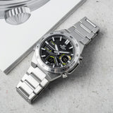 Casio Edifice Analog Digital Stainless Steel Silver Chain Watch EFV-C110D-1A3VDF