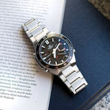 Casio Edifice Analog Digital Stainless Steel Silver Chain Watch EFV-C110D-1A4VDF