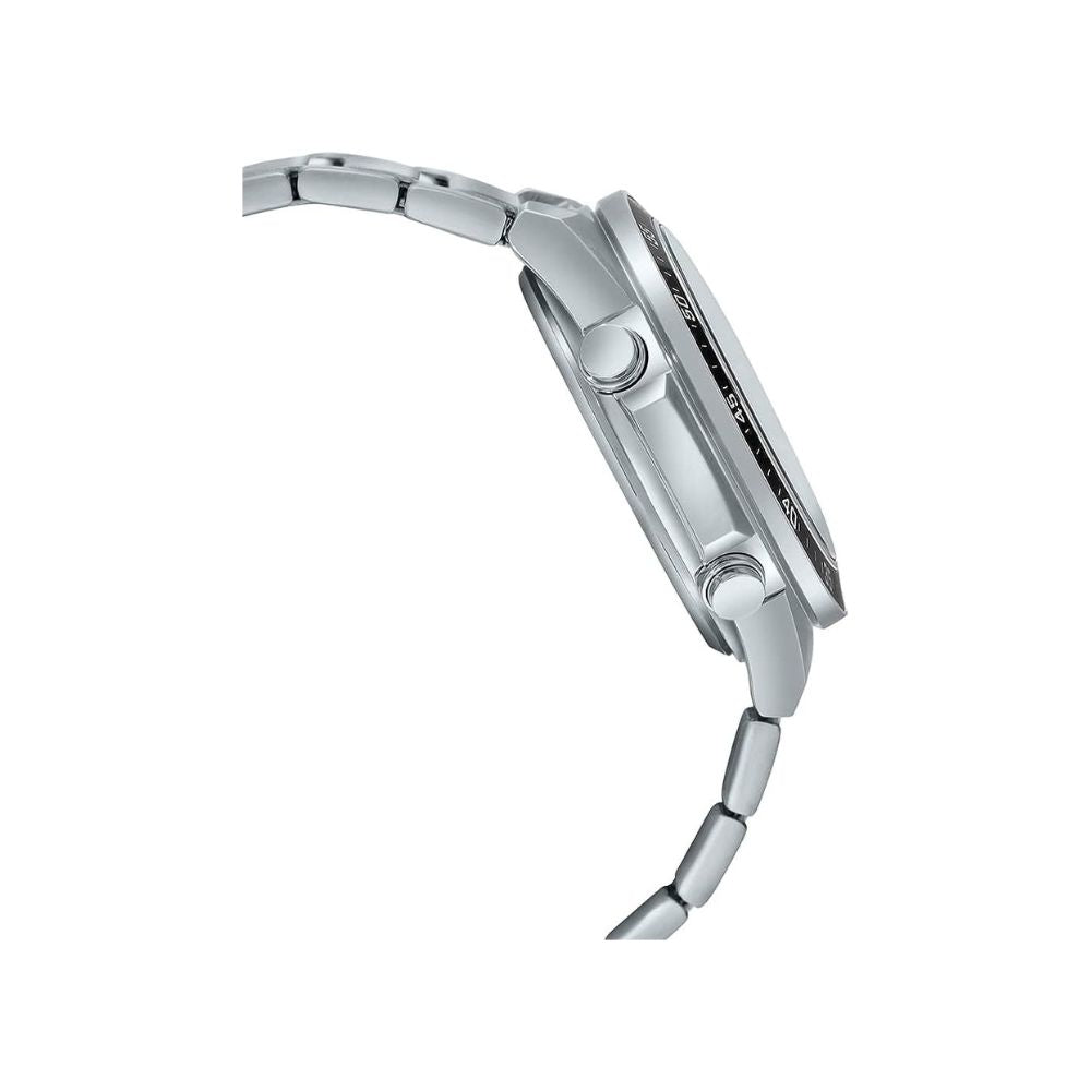 Casio Edifice Analog Digital Stainless Steel Silver Chain Watch EFV-C110D-1A4VDF