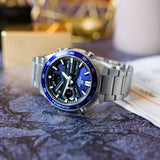 Casio Edifice Analog Digital Stainless Steel Silver Chain Watch EFV-C110D-2AVDF