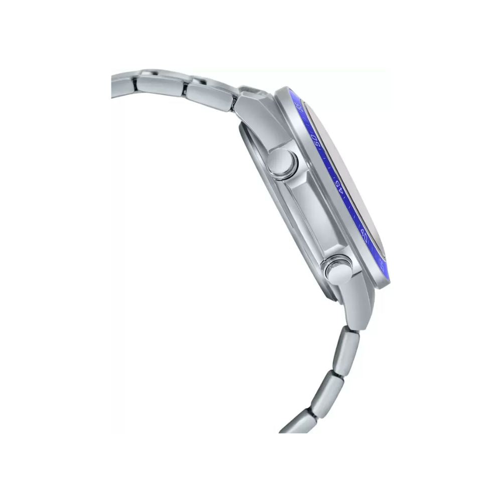 Casio Edifice Analog Digital Stainless Steel Silver Chain Watch EFV-C110D-2AVDF