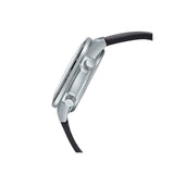 Casio Edifice Analog Digital Stainless Steel Silver Leather Belt Watch EFV-C110L-1AVDF