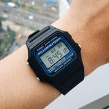Casio Vintage Digital Resin Belt Watch F-105W-1ADF