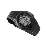 Casio Youth Dual Time Resin Belt Watch F-200W-1ADF