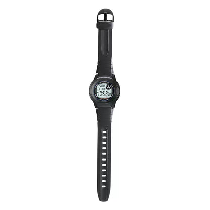 Casio Youth Dual Time Resin Belt Watch F-200W-1ADF