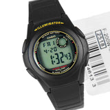 Casio Youth Dual Time Resin Belt Watch F-200W-9ADF