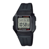 Casio Youth Dual Time Digital Resin Belt Watch F-201WA-1ADF