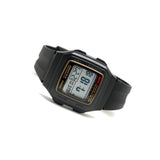 Casio Youth Dual Time Digital Resin Belt Watch F-201WA-9ADF