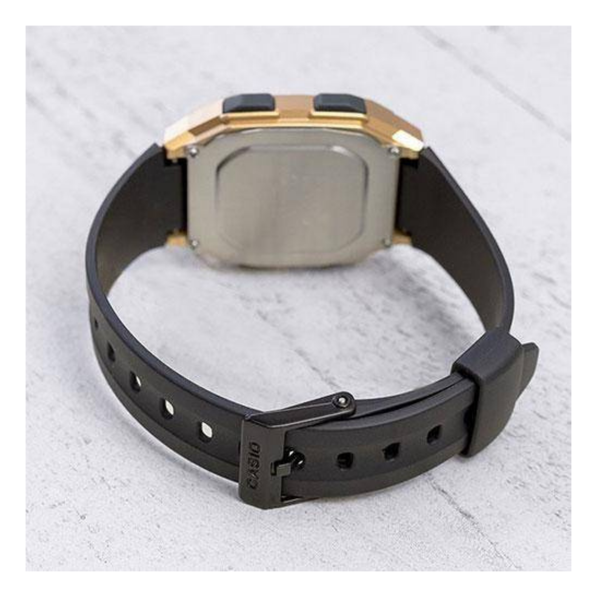 Casio Youth Dual Time Digital Resin Belt Watch F-201WAM-9AVDF