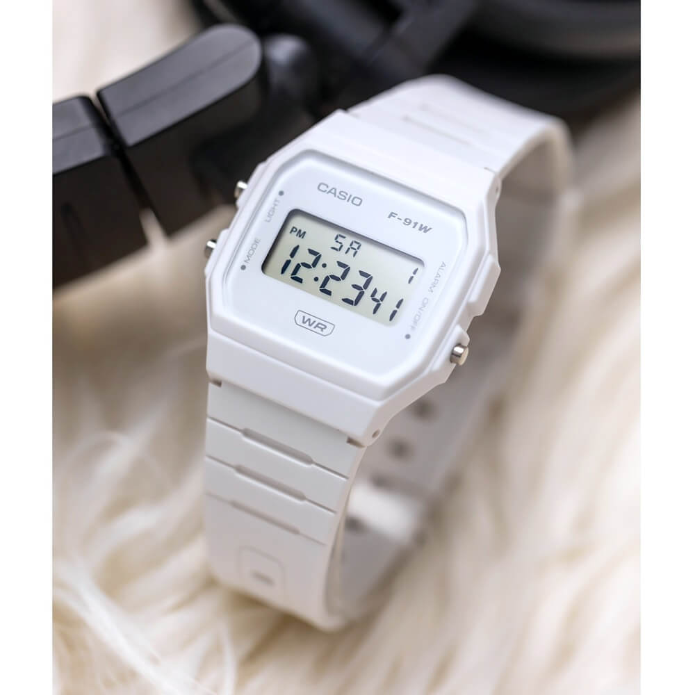 Casio F-91WB-7ADF Pop Digital Unisex Resin Watch