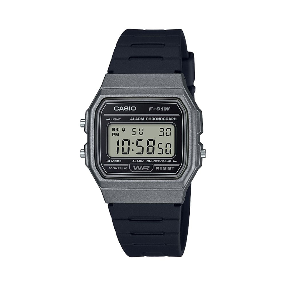 Casio F-91WM-1BDF Vintage Digital Unisex Resin Watch