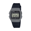 Casio Vintage Digital Watch - F-91WM-1BDF, Resin Band, Black/Silver