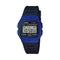 Casio Vintage Digital Watch - F-91WM-2ADF, Resin Band, Black/Blue