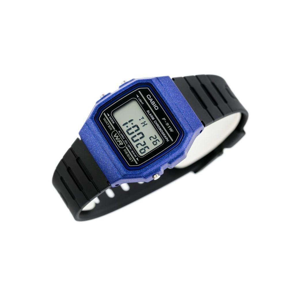 Casio F-91WM-2ADF Vintage Digital Unisex Resin Watch