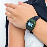 Casio F-91WM-3ADF Vintage Digital Unisex Resin Watch