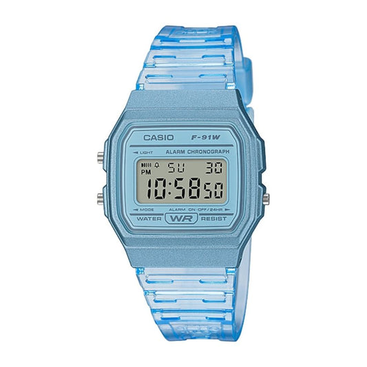 Casio F-91WS-2DF Pop Digital Unisex Resin Watch