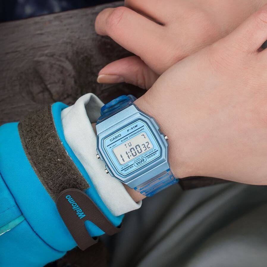 Casio F-91WS-2DF Pop Digital Unisex Resin Watch