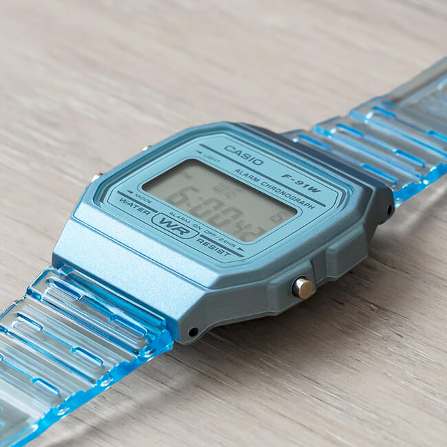 Casio F-91WS-2DF Pop Digital Unisex Resin Watch