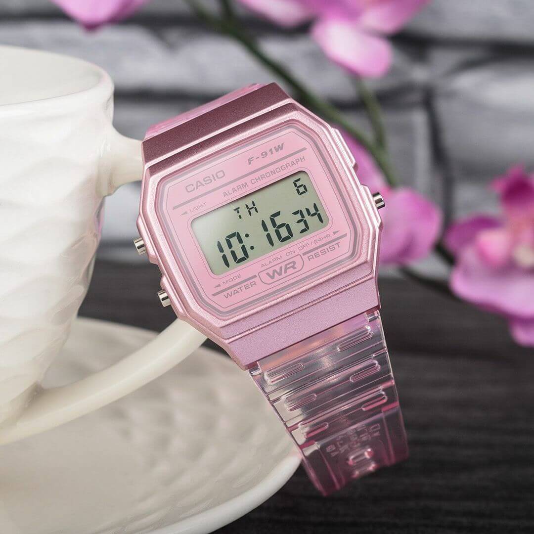 Casio F-91WS-4DF Pop Digital Unisex Resin Watch