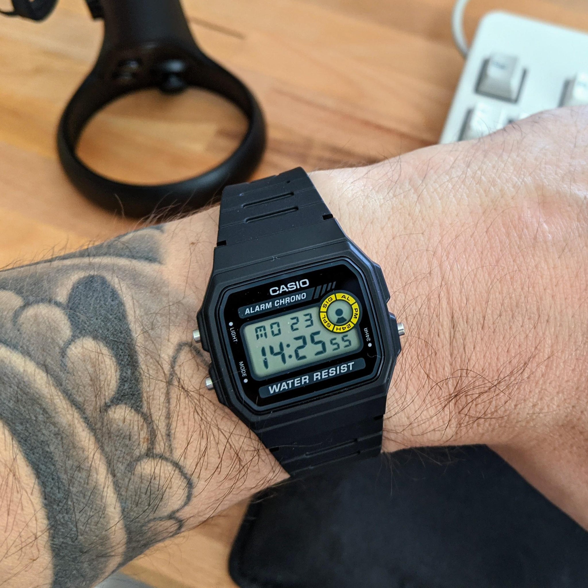 Casio Vintage Digital Resin Belt Watch F-94WA-8DG