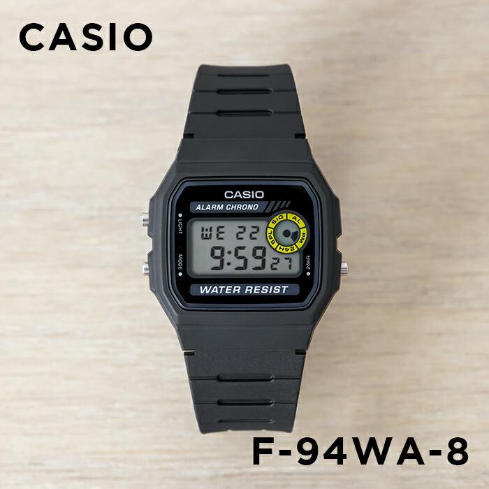 Casio Vintage Digital Resin Belt Watch F-94WA-8DG