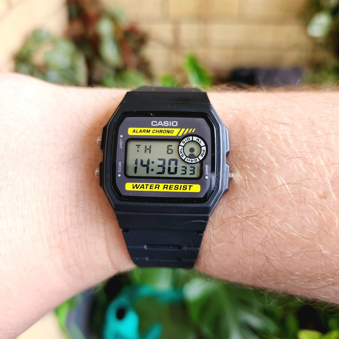 Casio Vintage Digital Resin Belt Watch F-94WA-9DG