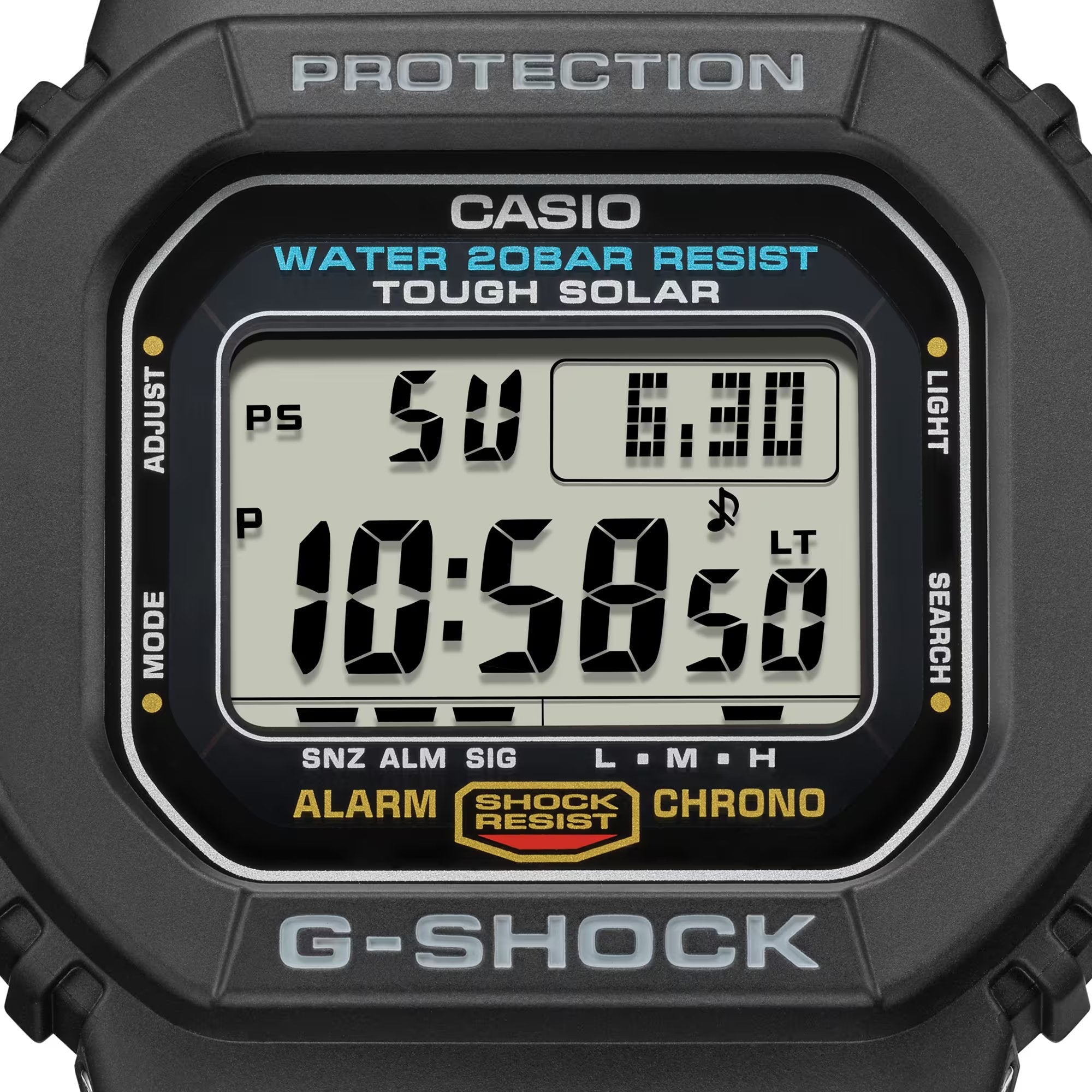 Casio G-Shock Tough Solar Digital Resin Belt Watch G-5600UE-1DR