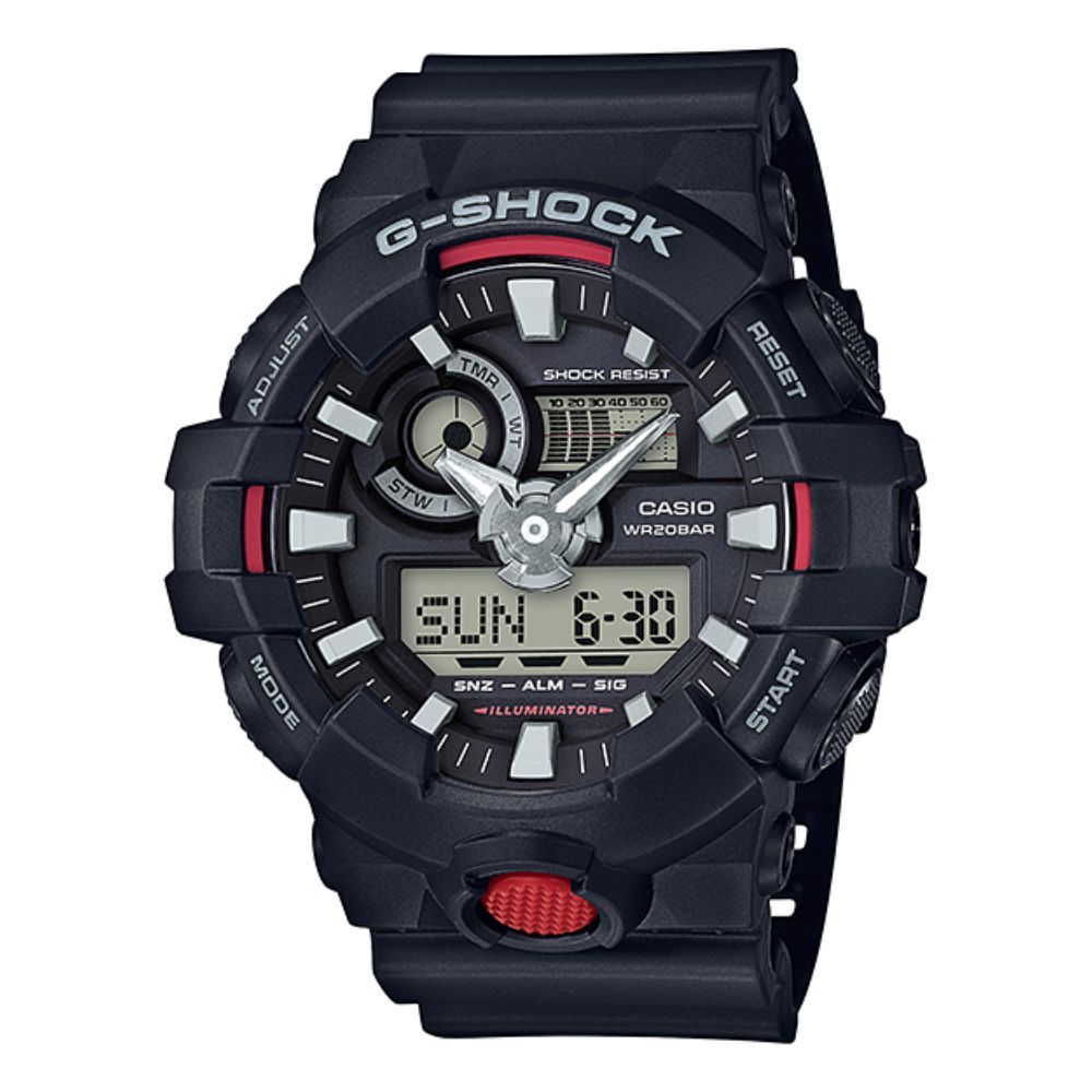 Casio G-Shock Sports Resin Belt Watch GA-700-1ADR