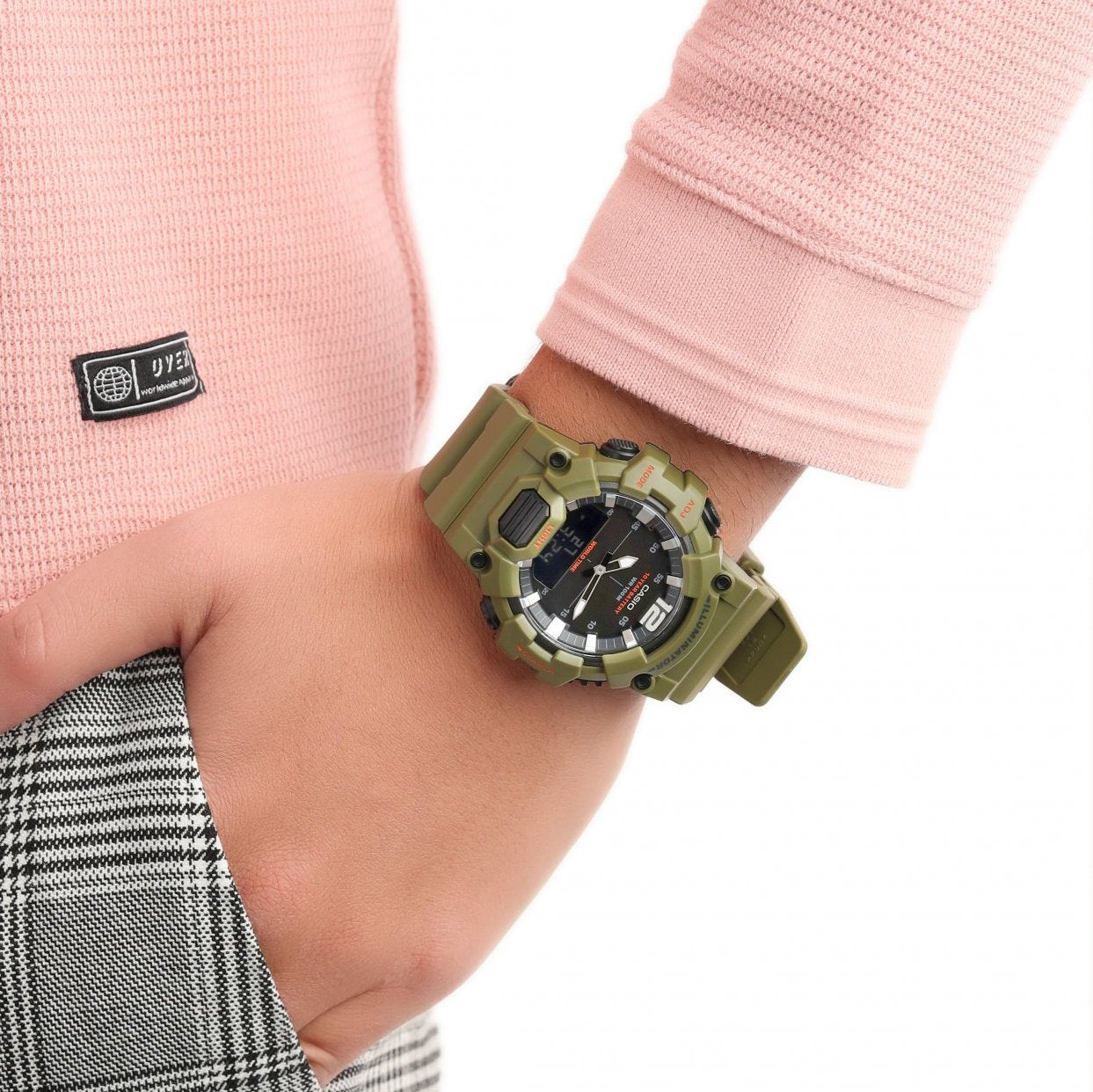 Casio Youth Dual Time Illuminator Resin Belt Watch HDC-700-3A2VDF