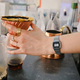 Casio Vintage Digital Ladies Chain Watch LA670WA-1DF