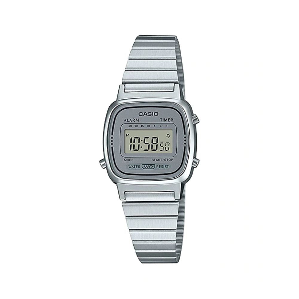 Casio Vintage Digital Ladies Chain Watch LA670WA-7DF
