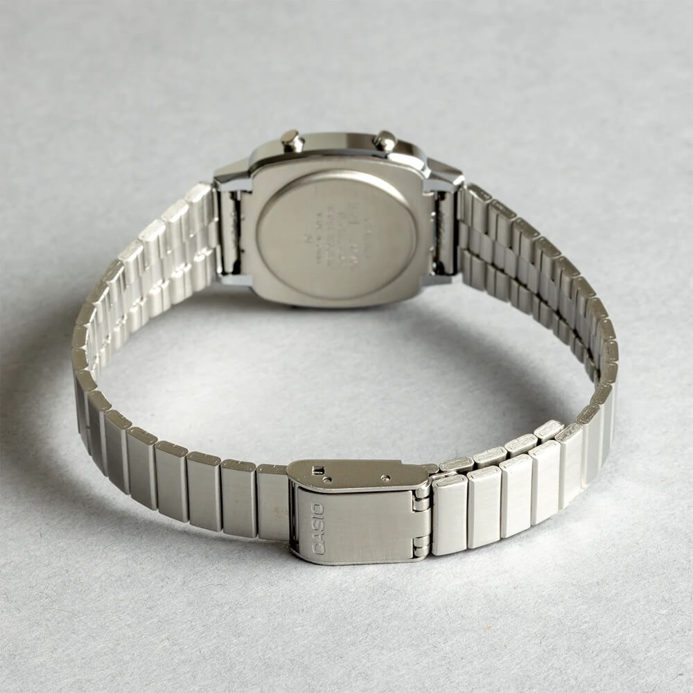 Casio Vintage Digital Ladies Chain Watch LA670WA-7DF