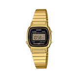 Casio Vintage Digital Golden Ladies Chain Watch LA670WGA-1DF