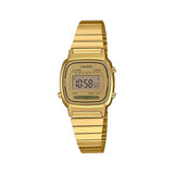 Casio Vintage Digital Golden Ladies Chain Watch LA670WGA-9DF