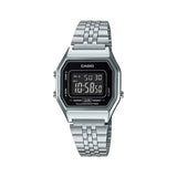Casio Vintage Digital Ladies Chain Watch LA680WA-1BDF
