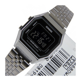 Casio Vintage Digital Ladies Chain Watch LA680WA-1BDF