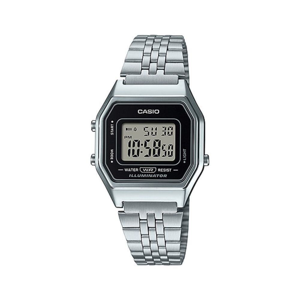 Casio Vintage Digital Ladies Chain Watch LA680WA-1DF