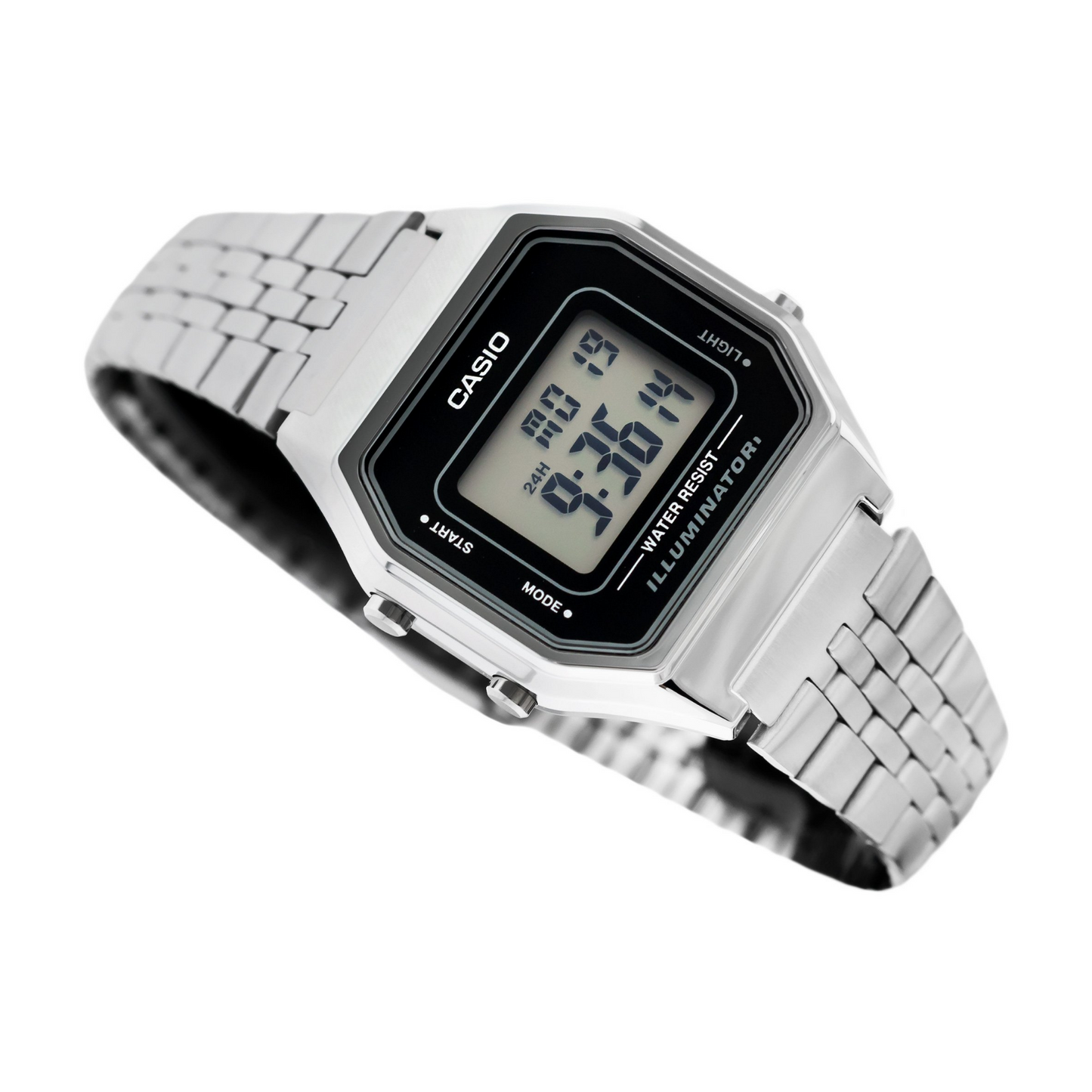 Casio Vintage Digital Ladies Chain Watch LA680WA-1DF