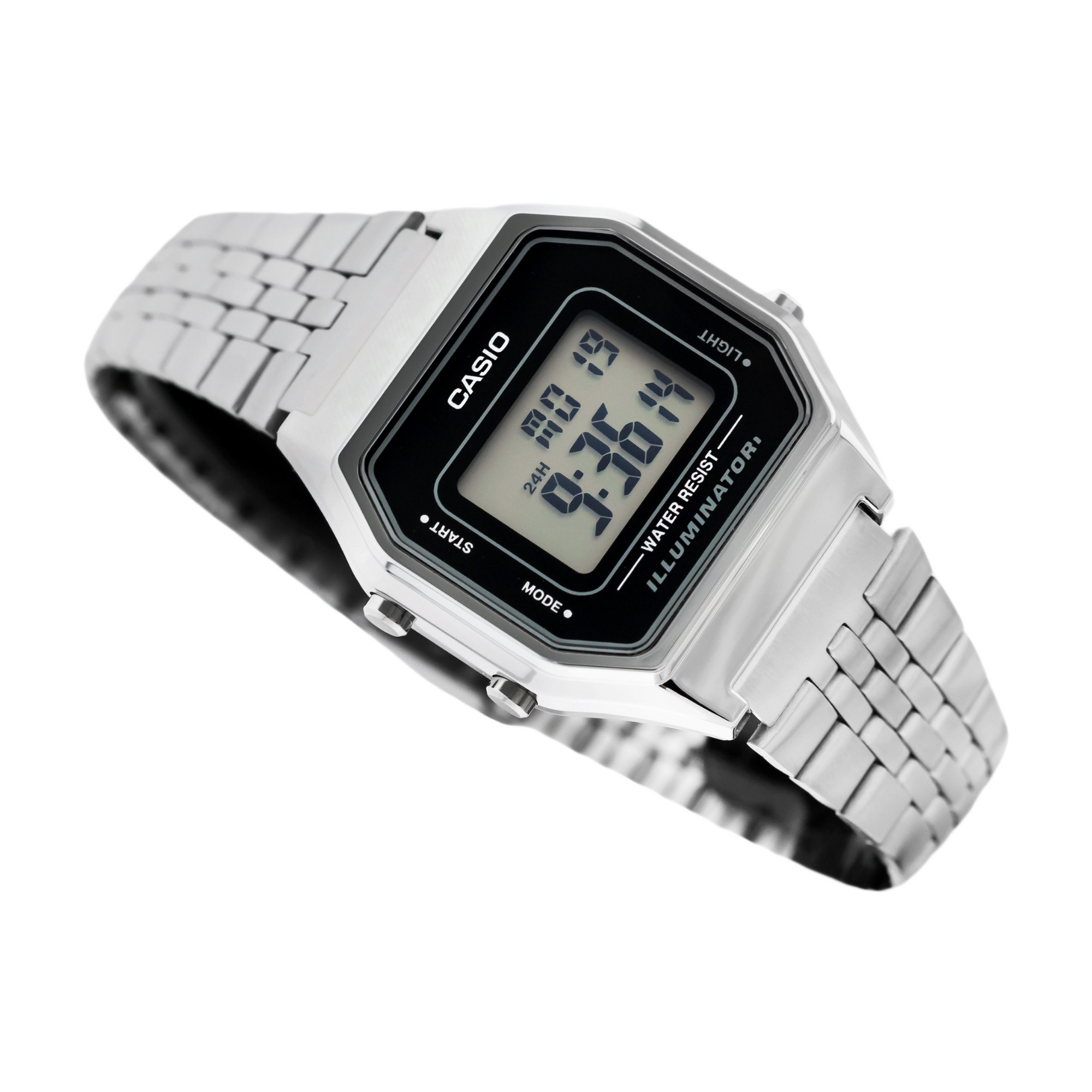 Casio Vintage Digital Ladies Chain Watch LA680WA-1DF