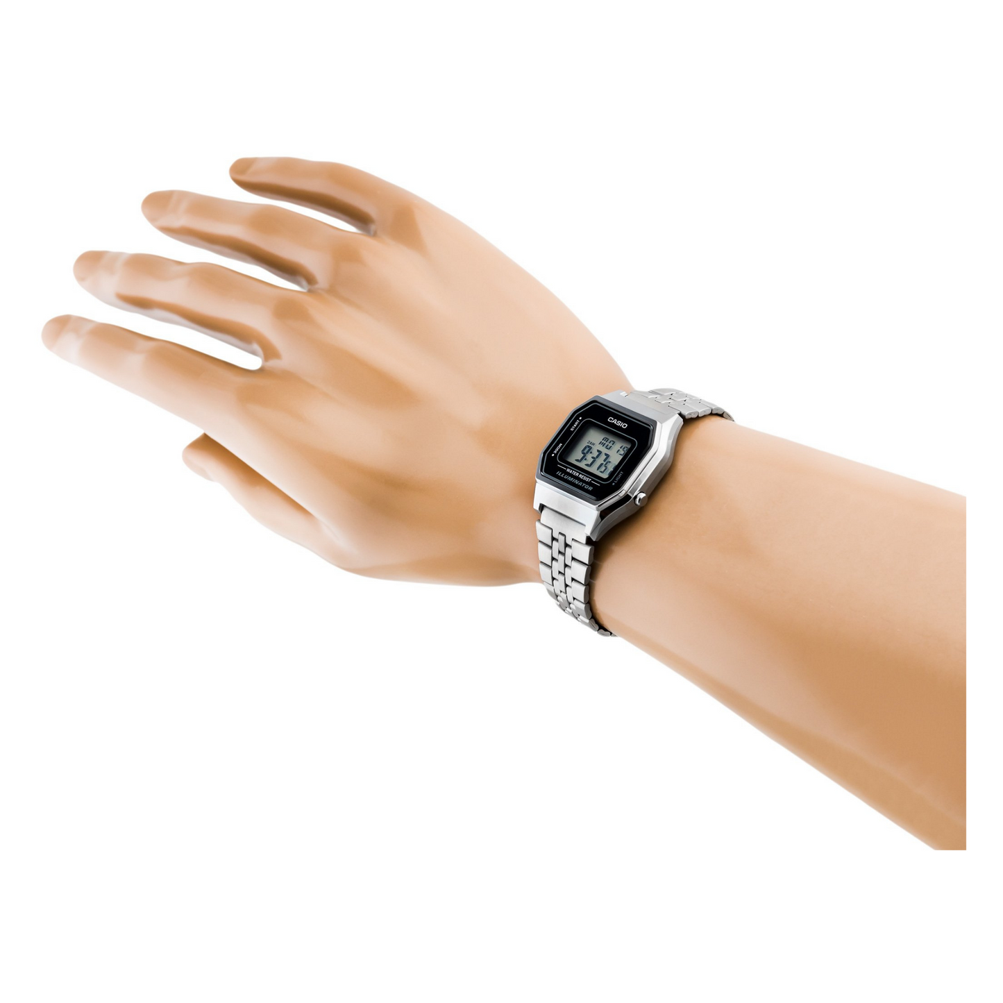 Casio Vintage Digital Ladies Chain Watch LA680WA-1DF