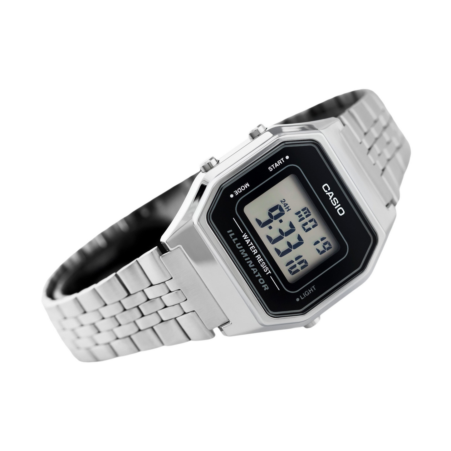 Casio Vintage Digital Ladies Chain Watch LA680WA-1DF