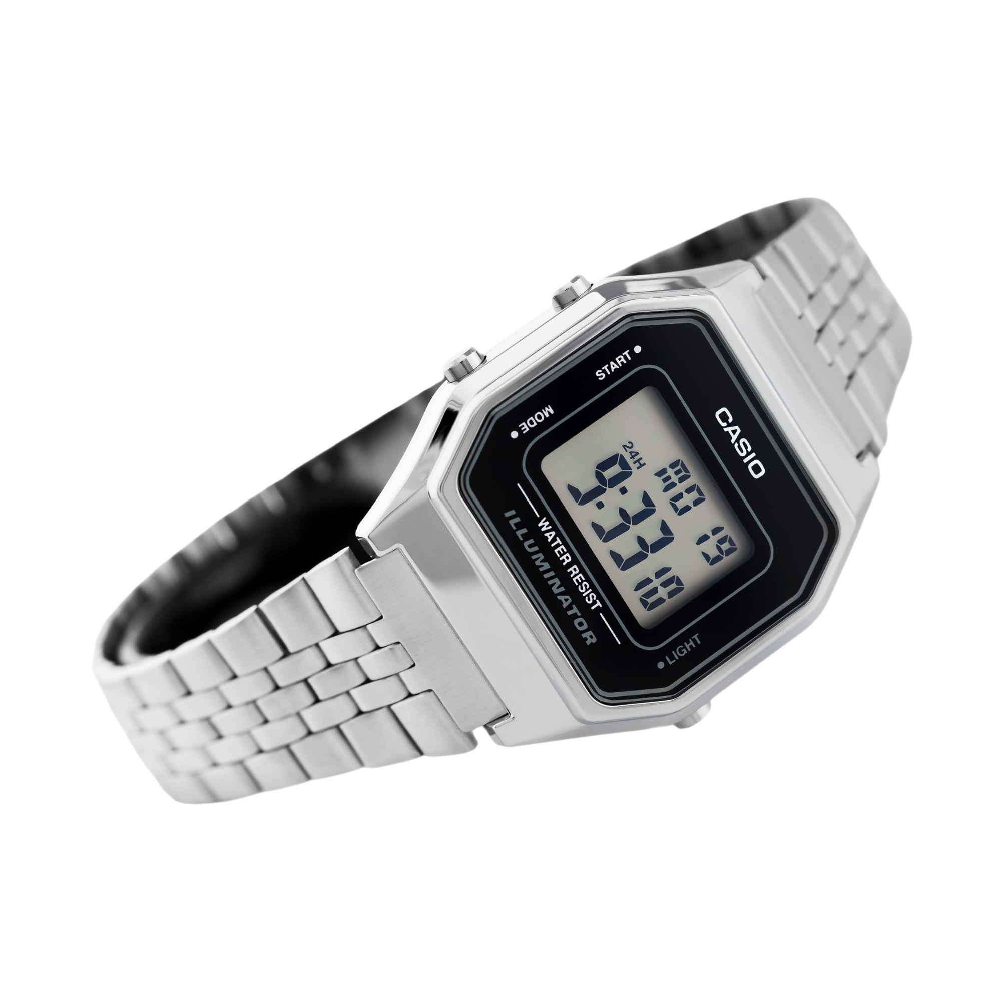 Casio Vintage Digital Ladies Chain Watch LA680WA-1DF