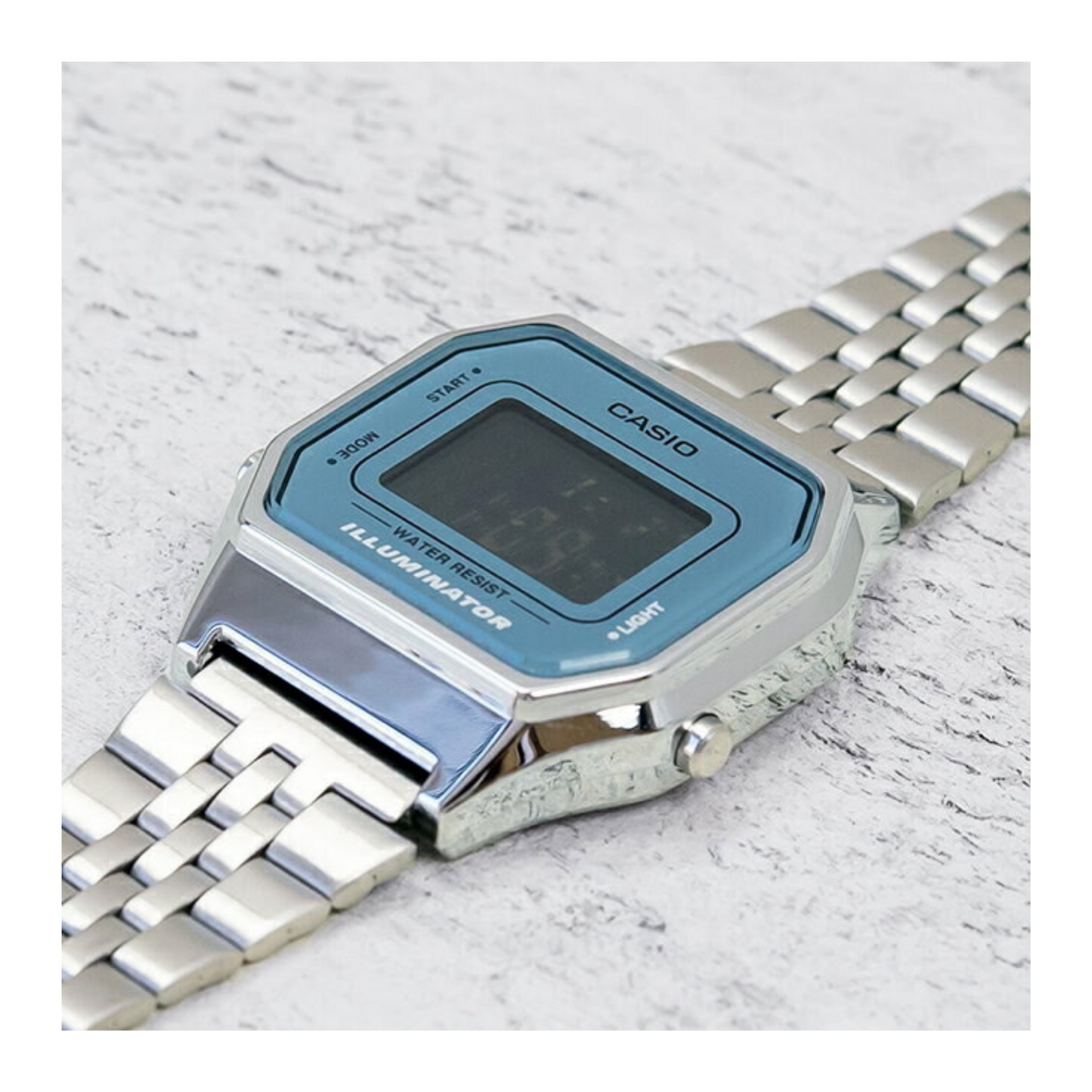 Casio Vintage Digital Ladies Chain Watch LA680WA-2BDF